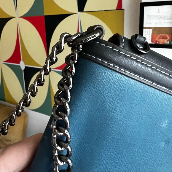 Authentic - Coach Hutton - Signature Blocked All Over Horse by Guang Yu - Picture 13 of 14